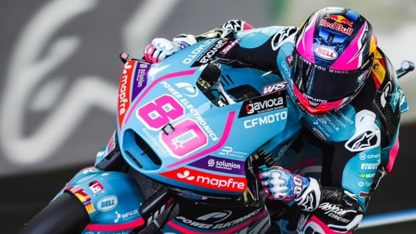 David Alonso sufre un aparatoso accidente en el GP de Indonesia David Alonso sufre un aparatoso accidente en el GP de Indonesia