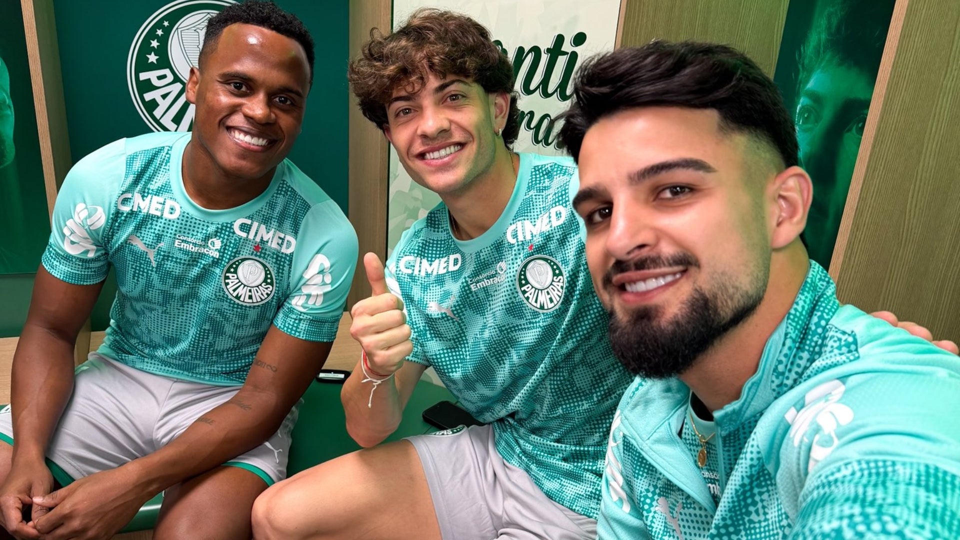 Jhon Arias, figura con pasegol en goleada de Palmeiras a Corinthians - @Palmeiras