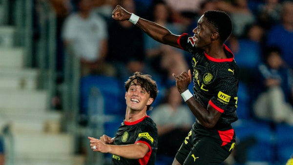 Yáser Asprilla reapareció con golazo para Girona en España Yáser Asprilla reapareció con golazo para Girona en España