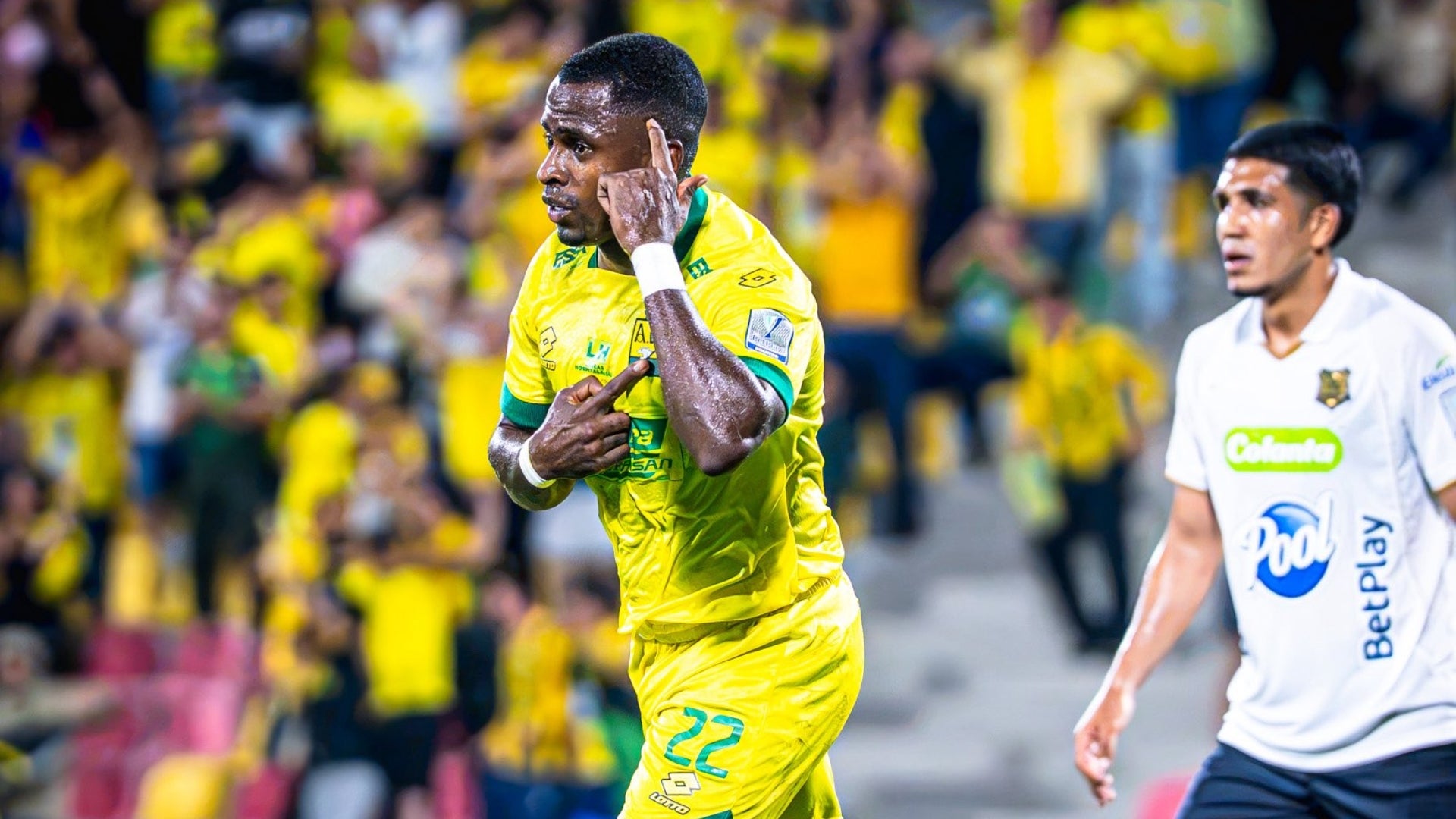 Águilas Doradas protestó aparente falta en el gol de Bucaramanga - @ABucaramanga