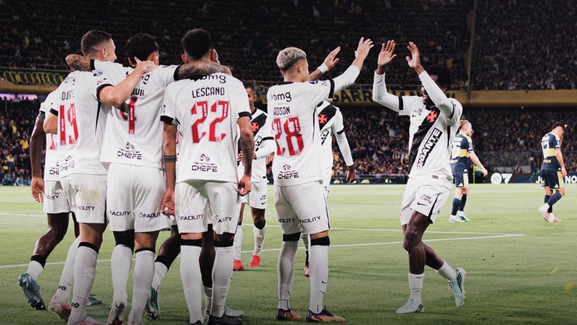 Vasco le ganó a Boca por Sudamericana con Andrés Gómez protagonista - @VascodaGama