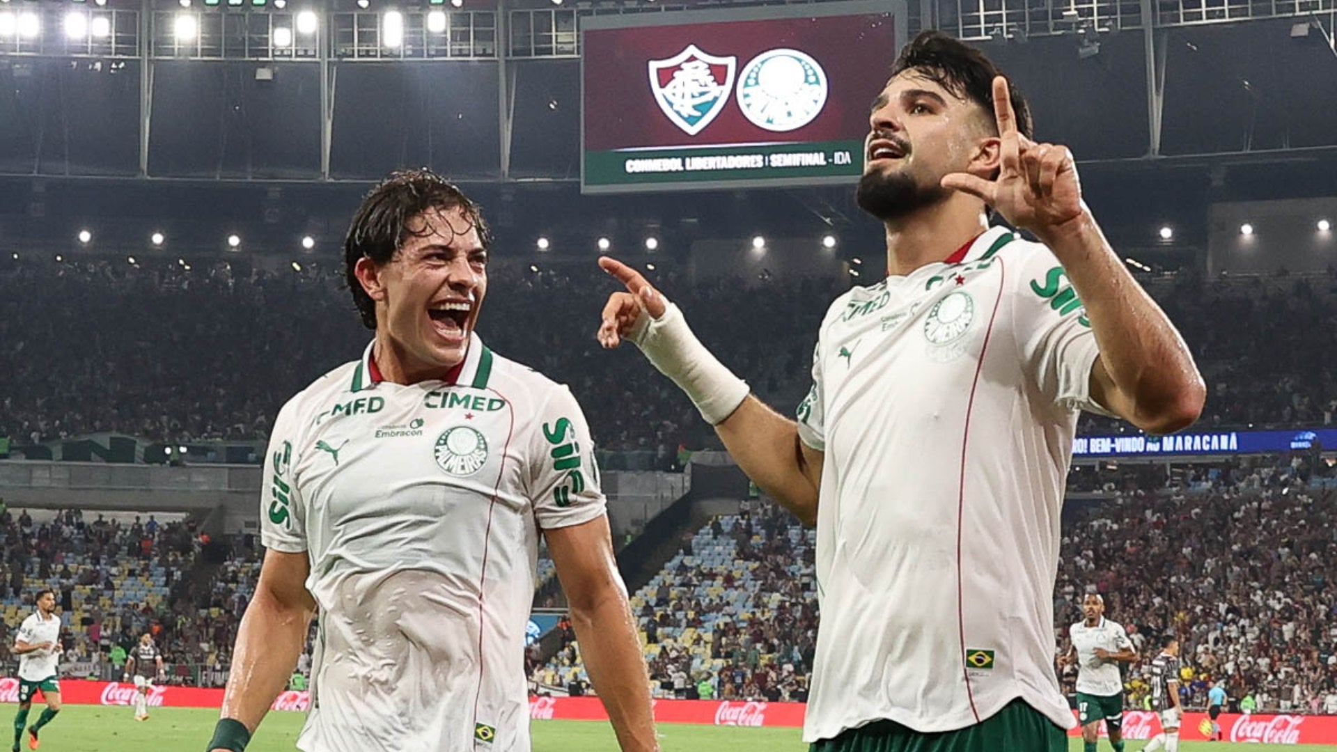 Palmeiras venció de gran manera a Fluminense