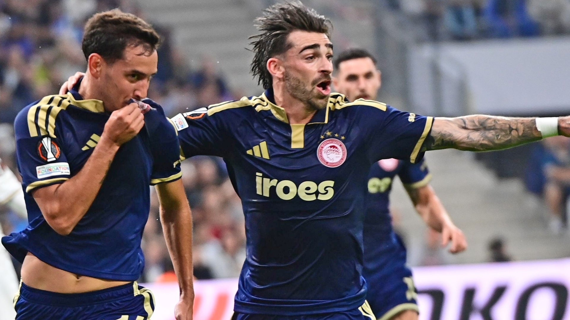 Olympiacos venció a Marsella en la Europa League