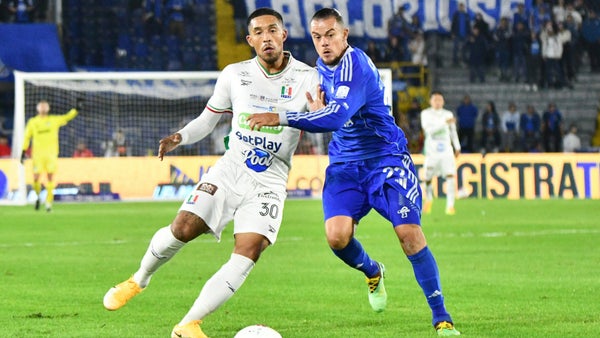 Once Caldas rescató un empate ante Millonarios en El Campín