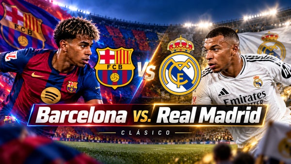 Barcelona vs. Real Madrid: hora y dónde ver EN VIVO el clásico