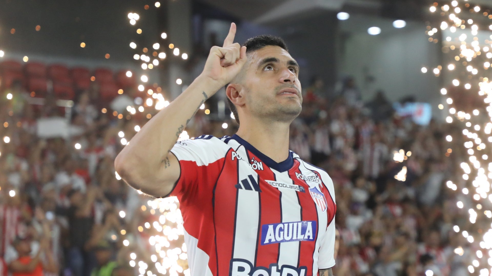 Junior estuvo cerca del gol ante Águilas Doradas
