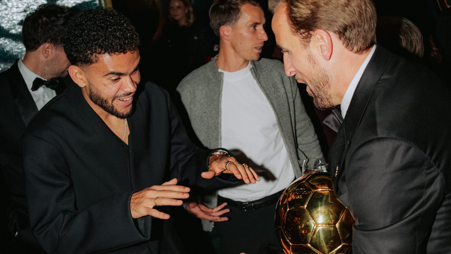 Luis Díaz celebró el Balón de Oro de Harry Kane