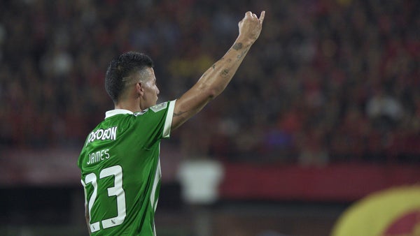 James estuvo cerca de abrir el marcador ante Santa Fe James estuvo cerca de abrir el marcador ante Santa Fe